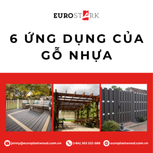 6 ứng dụng của gỗ nhựa