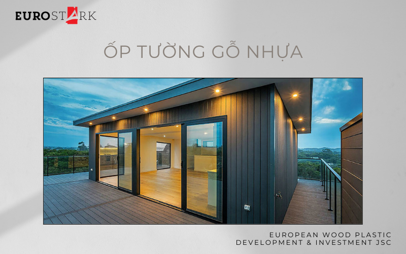 Ốp tường gỗ nhựa