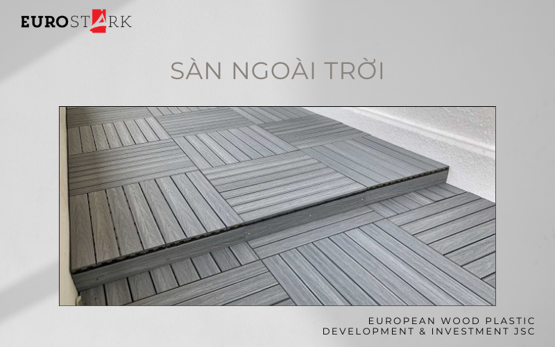 Sàn gỗ nhựa ngoài trời