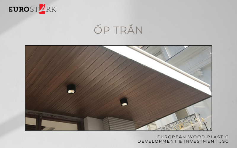 Ốp trần gỗ nhựa
