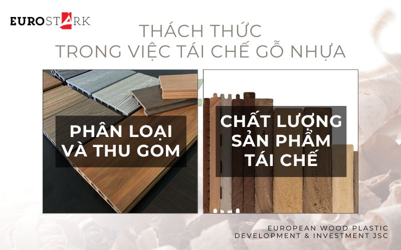 Thách thức trong việc tái chế gỗ nhựa EuroStark