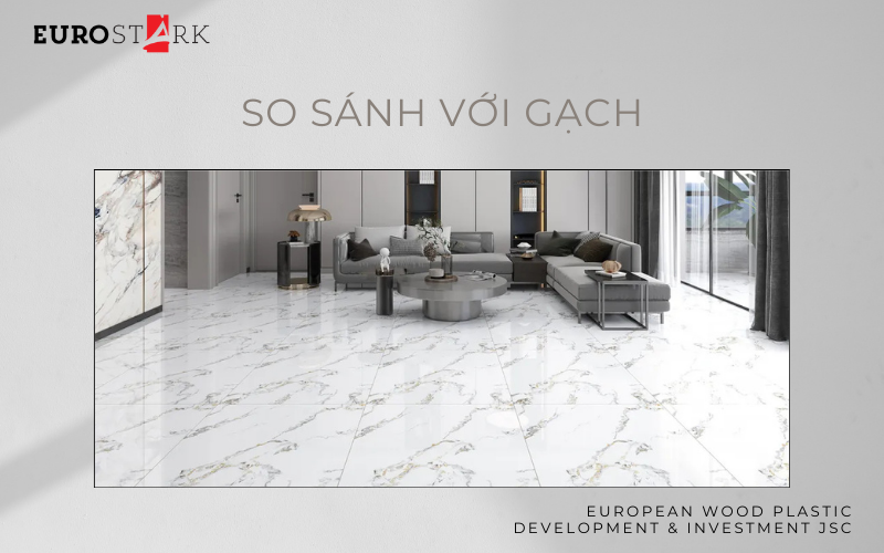 Giá thành WPC so với gạch