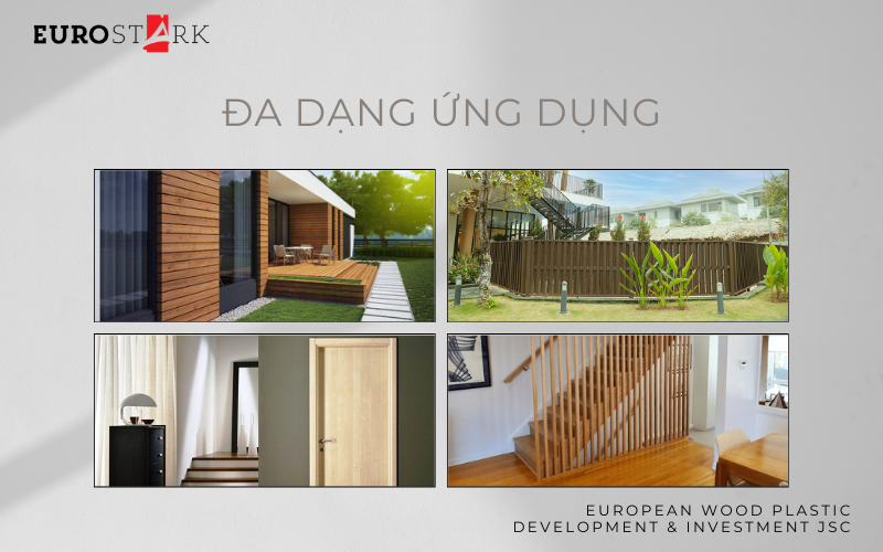 Đa dạng ứng dụng tạo nên xu hướng sử dụng gỗ nhựa EuroStark