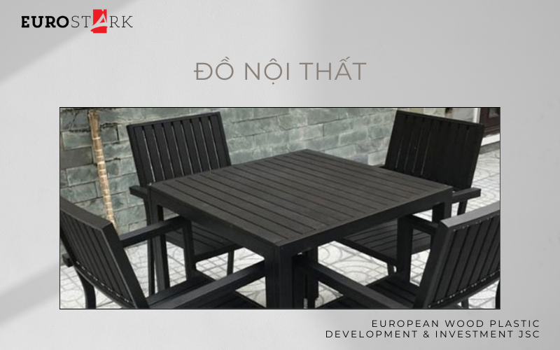 Ứng dụng của gỗ nhựa để làm nội thất