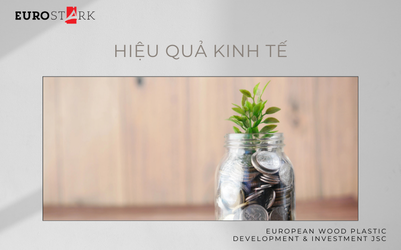 Gỗ nhựa đem lại hiệu quả kinh tế cao cho công trình