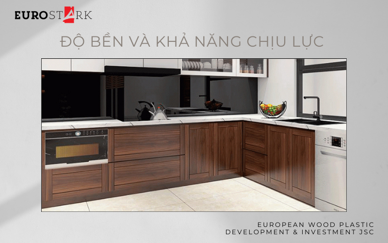 Độ bền của gỗ nhựa trong phòng bếp và phòng tắm