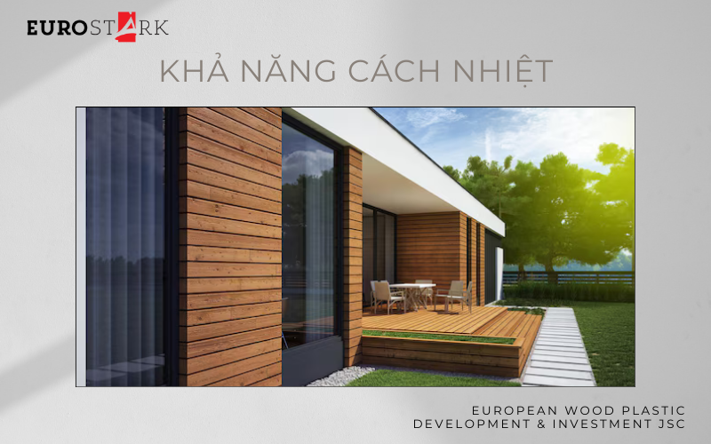 Khả năng cách nhiệt của gỗ nhựa