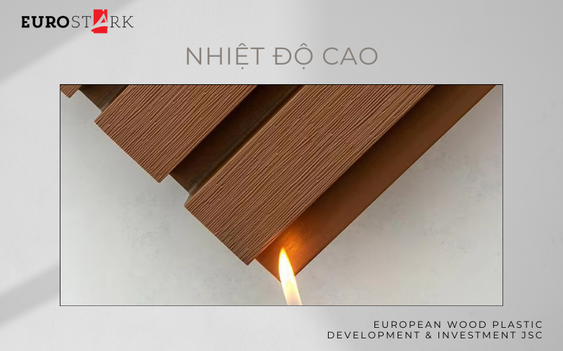 Ảnh hưởng của thời tiết nhiệt độ cao đến gỗ nhựa