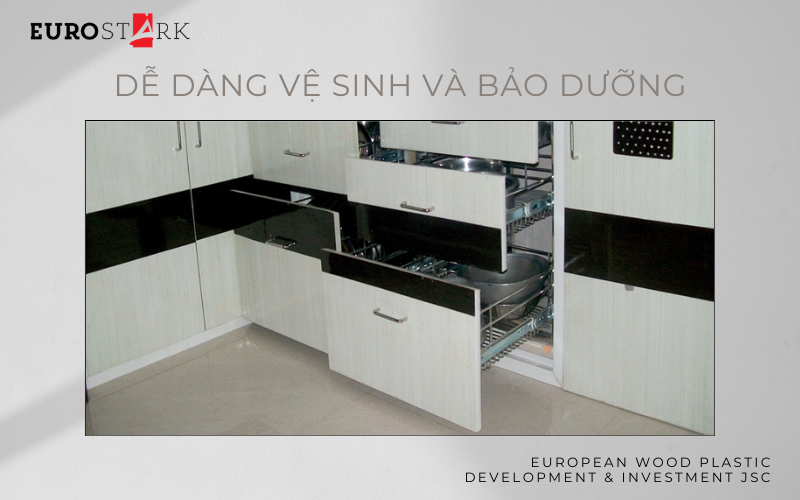 Dễ dàng vệ sinh và bảo dưỡng